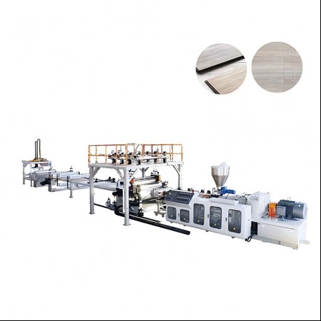 SPC Stone-plastic Environment Floor Extrusion Line gikan sa Jwell Machinery China