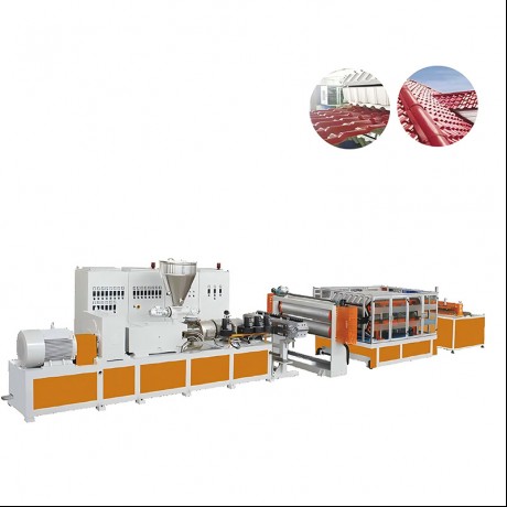 PVC Single/Multi Layer Heat Insulation Corrugated Board ug Step-Roofing Extrusion Line gikan sa Jwell Machinery China