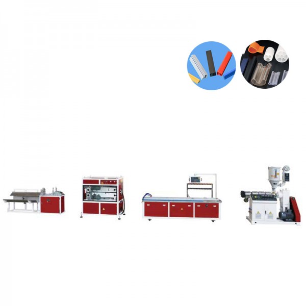 JWELL PVC PP PE PC ABS Gamay nga Profile Extrusion Line